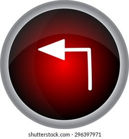 Arrow sign. Vector icon