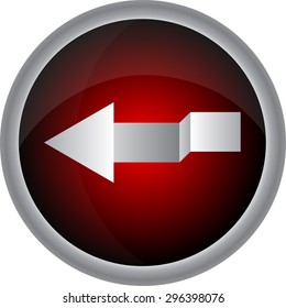 Arrow sign. Vector icon