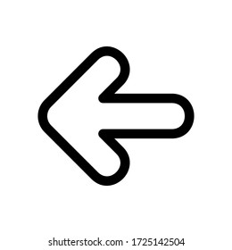 arrow sign vector icon template