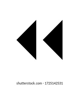 plantilla de icono de vector de signo de flecha