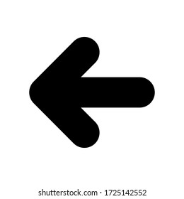 plantilla de icono de vector de signo de flecha