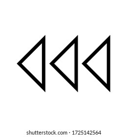 arrow sign vector icon template