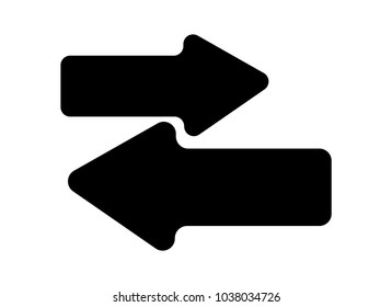 Arrow sign. Vector illustration