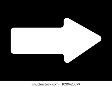 Arrow sign. Vector illustration