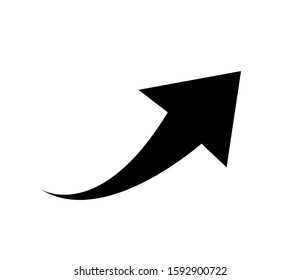 Arrow sign. Vector arrow on a transparent background.