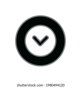 arrow sign vector type icon