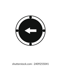 arrow sign vector type icon