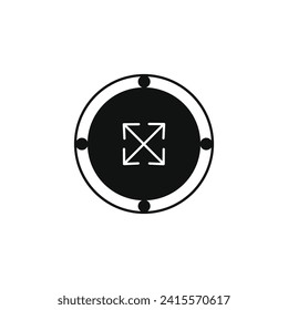 arrow sign vector type icon