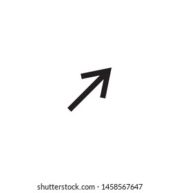 Arrow signage icon trendy template 