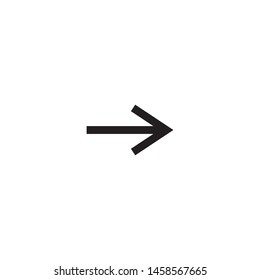 Arrow signage icon trendy template 