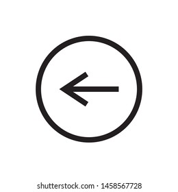 Arrow signage icon trendy template 