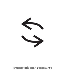 Arrow signage icon trendy template 