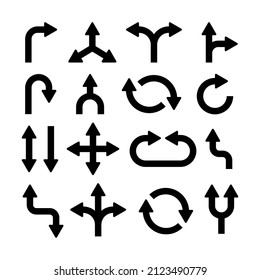 Arrow signs vector design collection