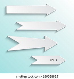 Arrow signs. Vector icon.