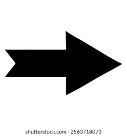 Arrow   silhouette vector icon sign symbol illusion