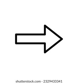 ilustración de icono simple de flecha
