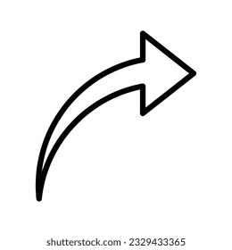 ilustración de icono simple de flecha