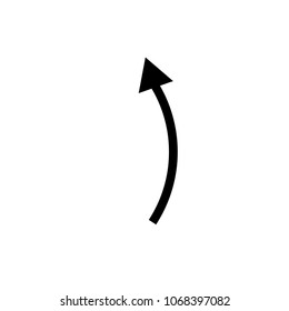 Arrow simple vector symbol black