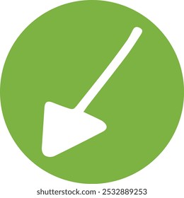 Arrow single line vector icon
