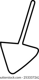 Arrow single vector line icon