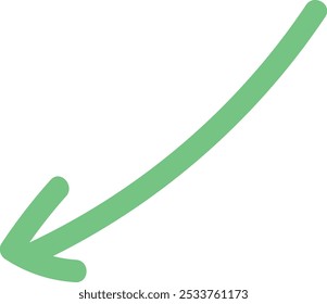 Arrow single vector line icon