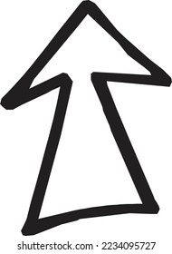 arrow sketch vector illustration design