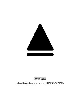 arrow up solid icon, design inspiration vector template for interface