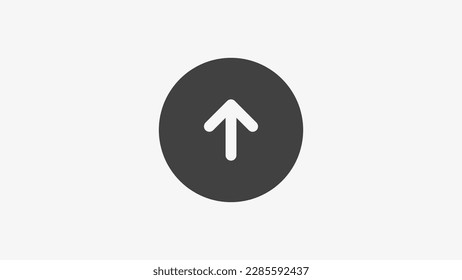 Arrow solid icon with transparent background