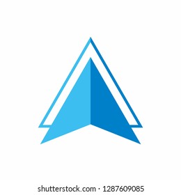 Arrow Space Wings Business Company  Vector Logo Design