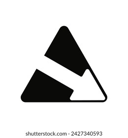Pfeilspeer Logo Design in Dreieckskombination