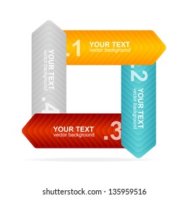 Arrow speech templates for text