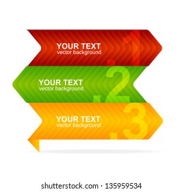 Arrow speech templates for text