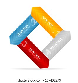 Arrow speech templates for text