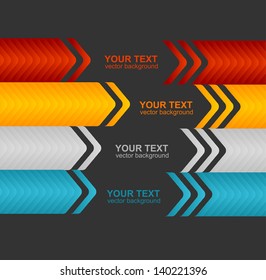 Arrow speech templates for text