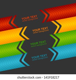 Arrow speech templates for text