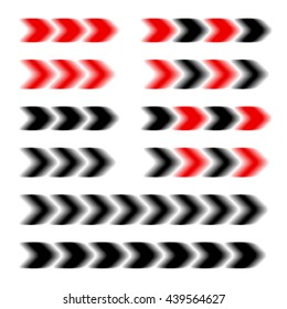 arrow speed motion blur vector