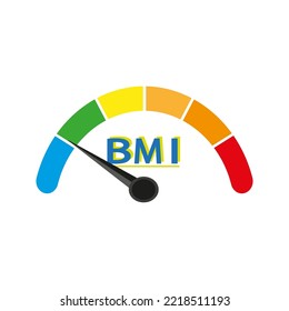 Pfeiltaster-Symbol. bmai Pfeil-Tachometer. Vektorgrafik. Stockbild.