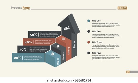 Arrow Stairs Slide Template
