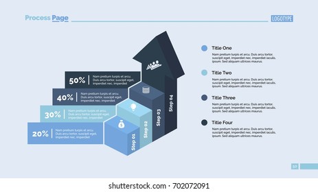 Arrow Stairs Slide Template