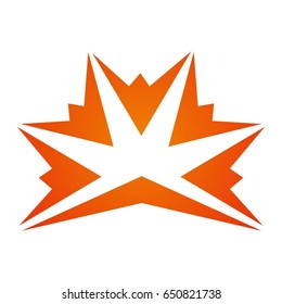 Arrow star logo vector eps 10