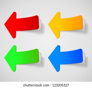 Arrow sticker