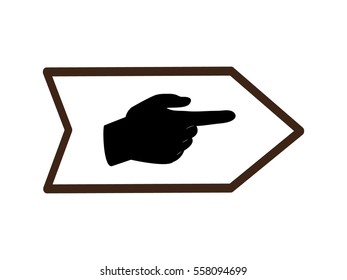 arrow straight, icon, vector illustration eps10