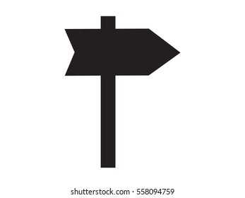 arrow straight, icon, vector illustration eps10