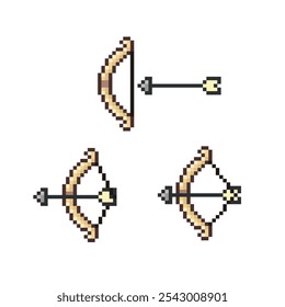 arrow strike icon pixel art