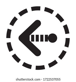 Arrow Style Icon Vector Illustration