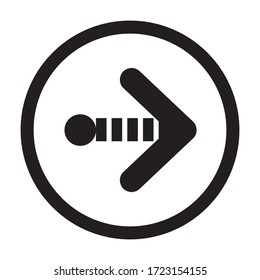 Arrow Style Icon Vector Illustration