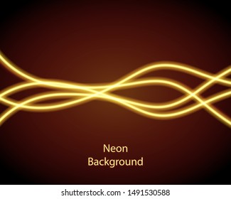 Arrow style neon light background, drak red gradient background.