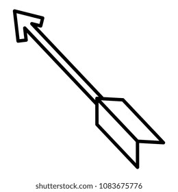 arrow success isolated icon