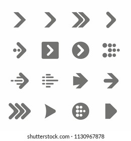 	
Arrow Symbol and Icon set. Vector