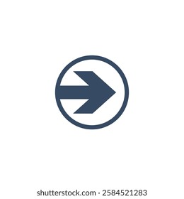 Arrow Symbol Icon Vector Template